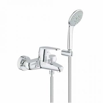 Set baterie cada Grohe Eurodisc Cosmopolitan crom