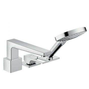 Set baterie cada Hansgrohe Metropol crom