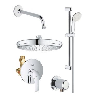 Set baterii baie montaj incastrat,para fixa 210 mm Grohe Eurosmart New