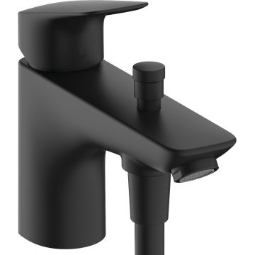 Baterie cu montaj pe cada Hansgrohe Logis negru mat