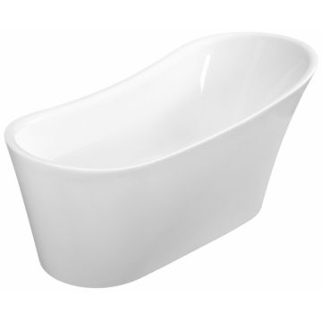 Cada baie freestanding asimetrica, acril, 170x74 cm, Besco Calima