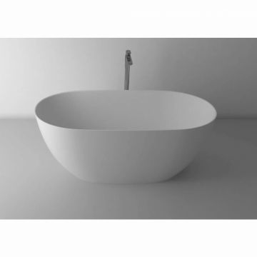 Cada baie freestanding ovala, compozit, 160 x 74 cm, Cast Marble Toronto