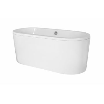 Cada baie freestanding ovala, compozit, 160x75 cm, Besco Victoria