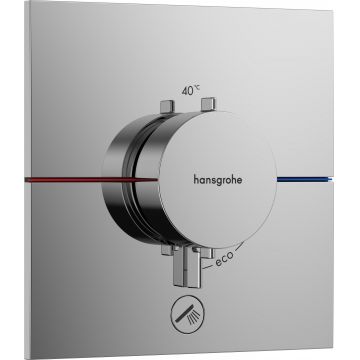 Baterie cada - dus termostatata Hansgrohe ShowerSelect Comfort E cu montaj incastrat necesita corp ingropat crom