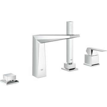 Baterie cada Grohe Allure Brilliant din 4 elemente montare pe cada necesita corp incastrat crom