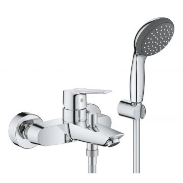 Baterie cada Grohe Start cu set de dus cu agatatoare crom