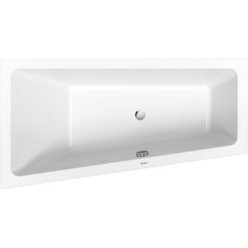 Cada asimetrica Duravit No.1 150x80cm acril orientare stanga alb