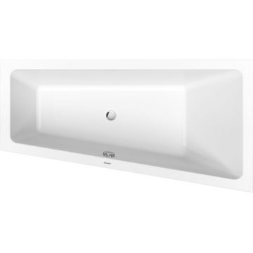 Cada asimetrica Duravit No.1 160x85cm acril orientare dreapta alb