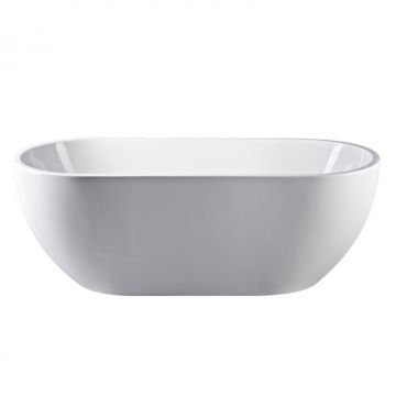 Cada baie freestanding ovala 170 x 75 cm alba Florida, Aura New