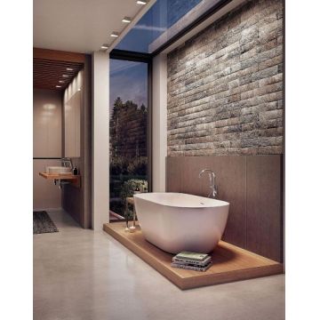 Cada freestanding Ravak Freedom Q 169x80cm alb