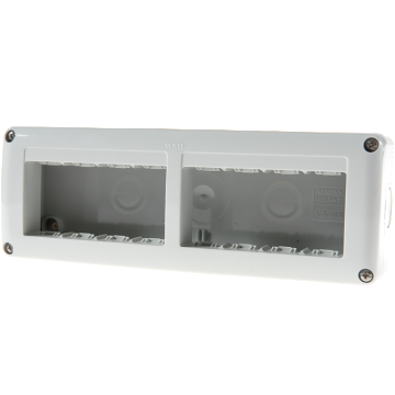 Carcasa montaj aparent Gewiss GW27006, 8 module, IP40, 231 x 82 x 55 mm