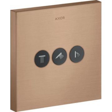 Divertor Hansgrohe Axor Shower Select pentru 3 consumatori necesita corp ingropat red gold periat