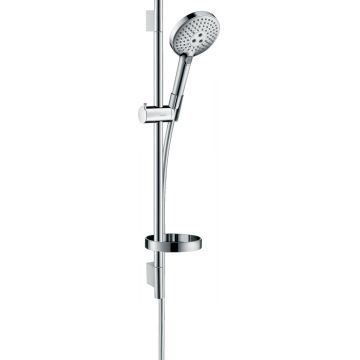 Set de dus Hansgrohe Raindance Select S 120, cu savoniera, crom - 26630000